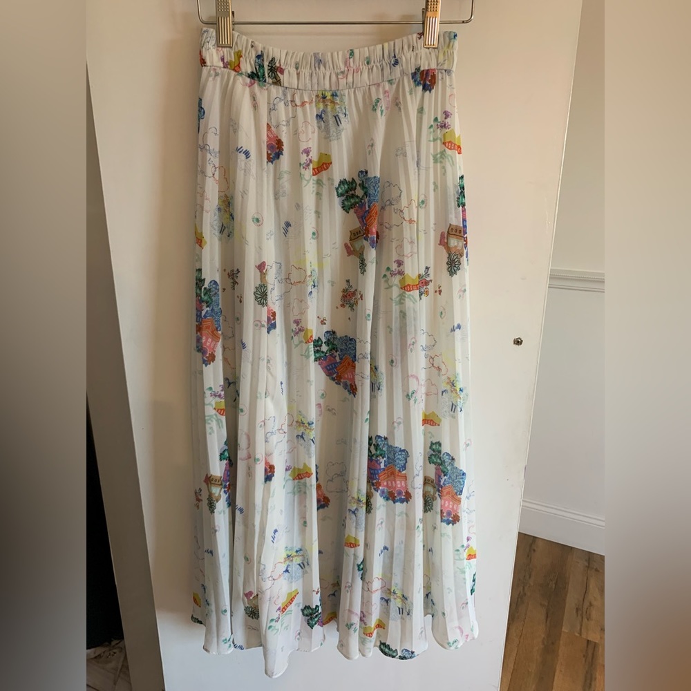 Midi pleaded &other stories skirt
